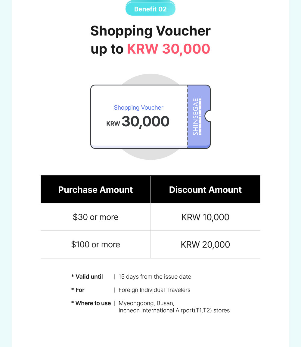 Toyoko Inn Club Card Only Shinsegae Duty Free