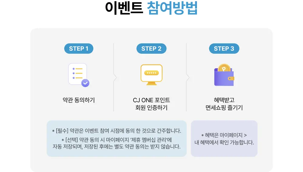 CJ ONE 참여방법