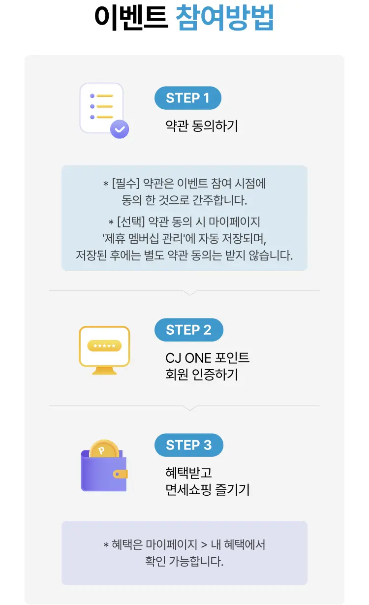 CJ ONE 참여방법
