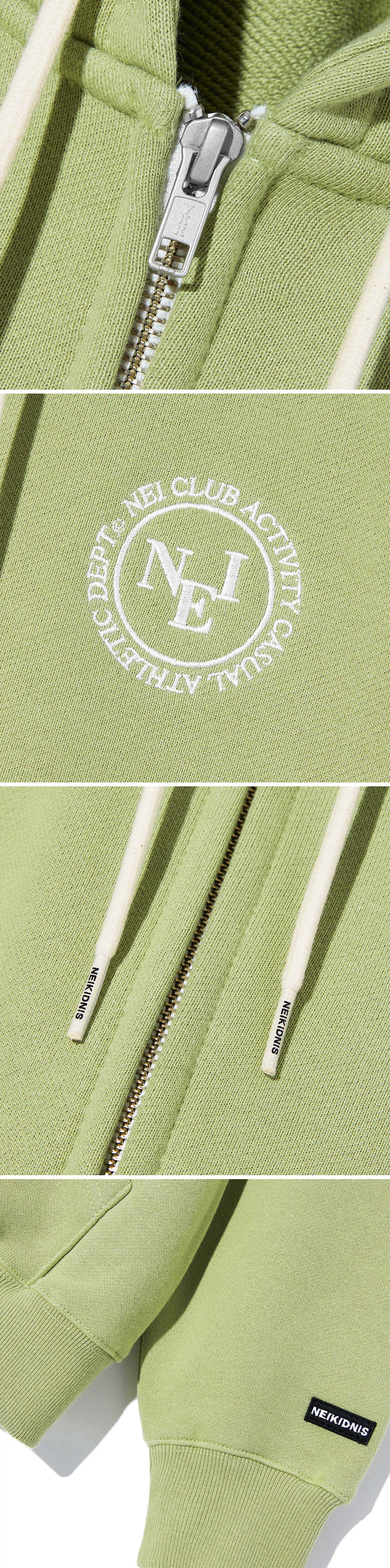 ★韓国の人気★【NEIKIDNIS】★CLUB LOGO ZIP-UP HOODI.E★ ☆韓国の人気☆【NEIKIDNIS】☆CLUB LOGO ZIP-UP HOODI.E☆