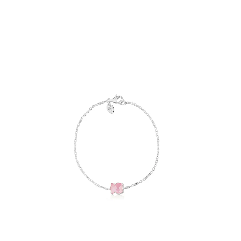 신세계인터넷면세점-토스-bracelet-Silver TOUS Color Bracelet with Quartz Bear motif
