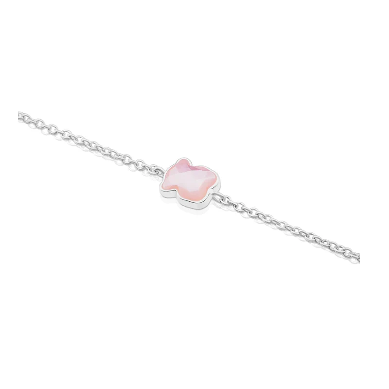 신세계인터넷면세점-토스-bracelet-Silver TOUS Color Bracelet with Quartz Bear motif