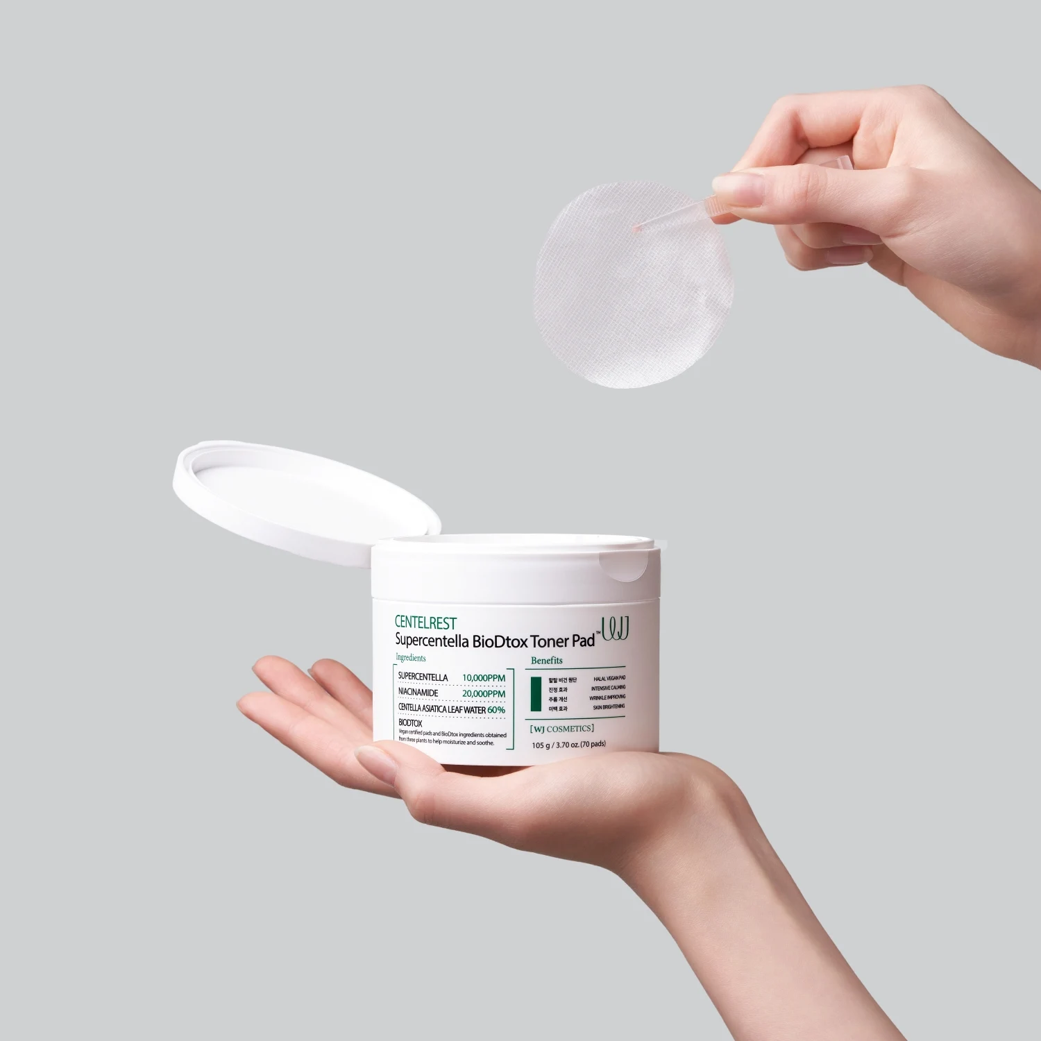 신세계인터넷면세점-더블유제이코스메틱-FacialCare-센텔레스트 슈퍼센텔라 바이오디톡스 토너패드 70매