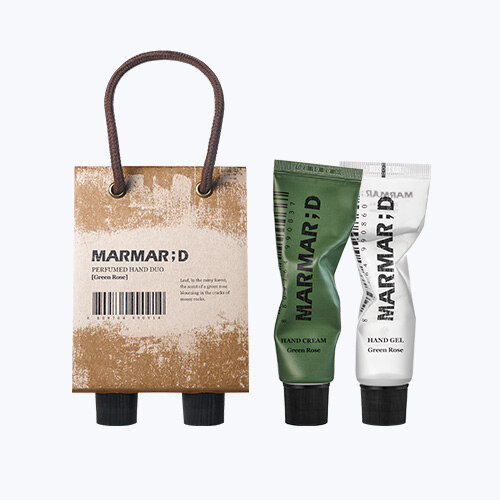 韩际新世界网上免税店-MARMARD--PERFUMED HAND CREAM & HAND GEL DUO GREEN ROSE 50ml*2