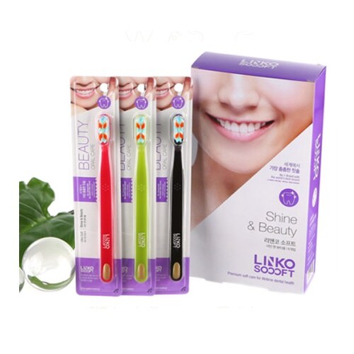 韩际新世界网上免税店-LINKO-DENTALCARE-Soft Toothbrush 牙刷 - Shine and Beauty Gift Set (6p)
