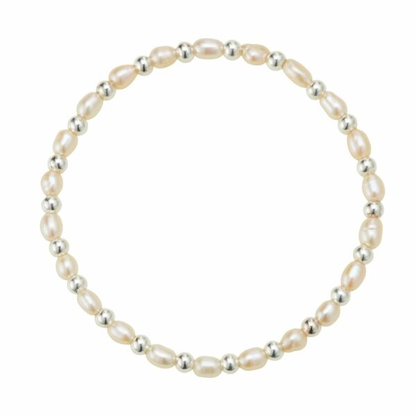 신세계인터넷면세점-폴바이스-bracelet-오벌 진주 볼 믹스비스 팔찌 - 샴페인