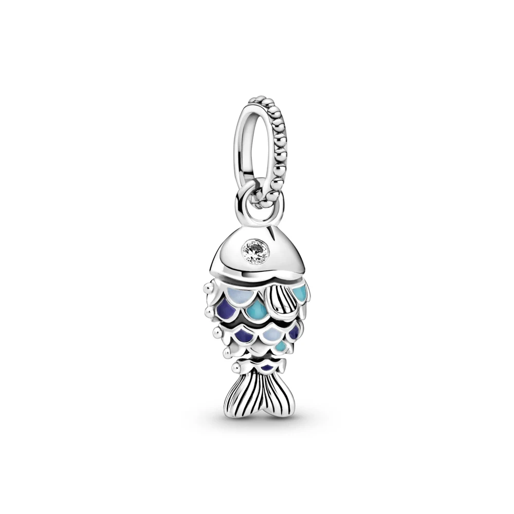 신세계인터넷면세점-판도라-bracelet-블루 스케일드 피쉬 댕글 참