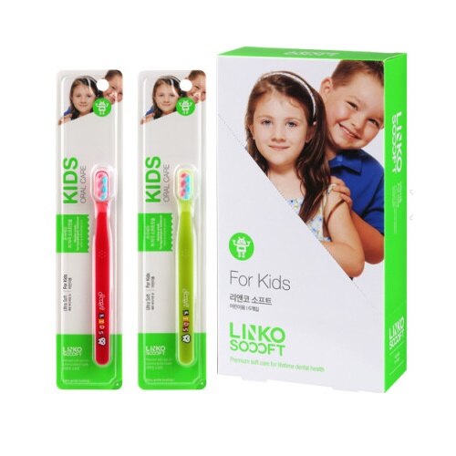 韩际新世界网上免税店-LINKO-DENTALCARE-Soft Toothbrush 儿童牙刷-   Children Gift Set(6p)