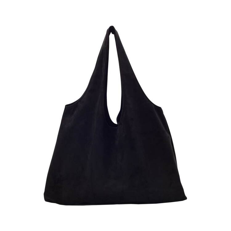 Flower Market Bag - Suede Black