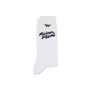 MAISON KITSUNE HANDWRITING SOCKS