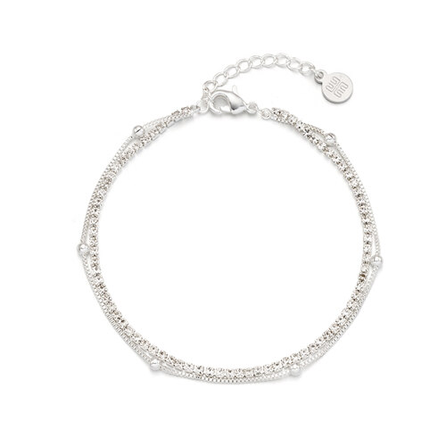 Mac tennis two-string bracelet