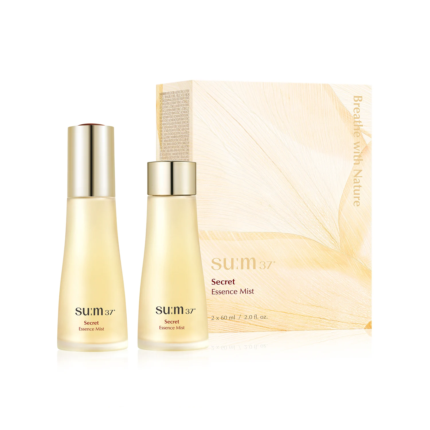 신세계인터넷면세점-숨37°-FacialCare-시크릿 미스트 60ml 듀오