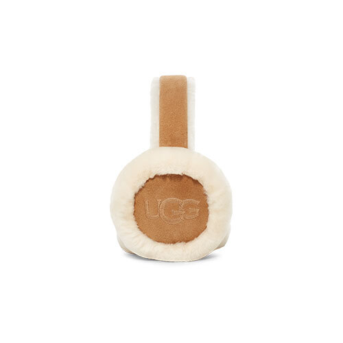 Sheepskin Embroidery Earmuff-CHE-OS