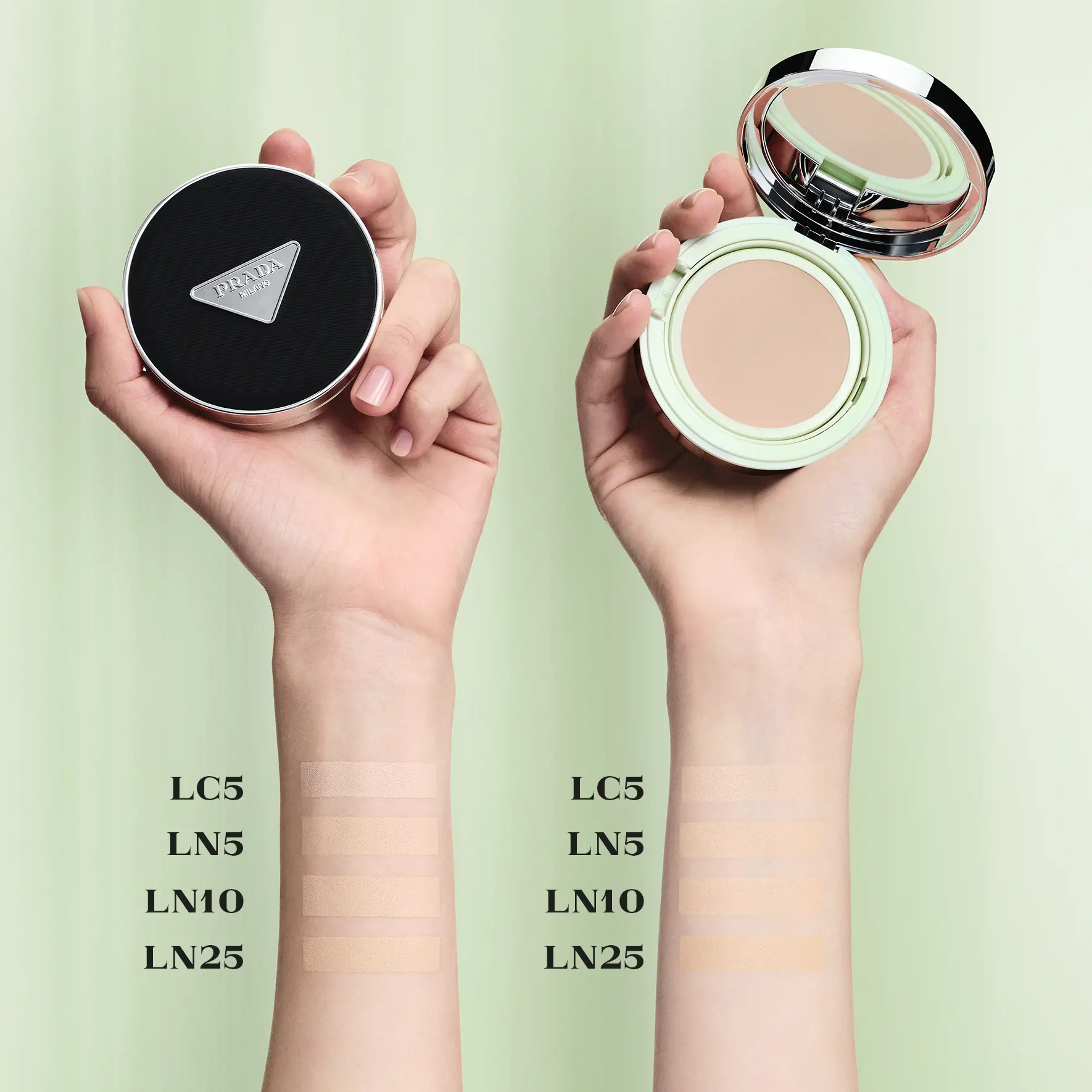 신세계인터넷면세점-프라다 뷰티-페이스메이크업-REVEAL MESH CUSHION FOUNDATION LN25 12g