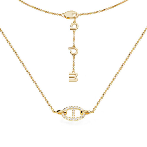 APM YELLOW ALLOY NECKLACE OX