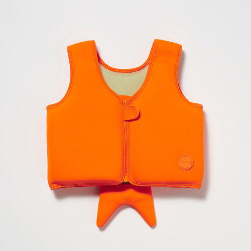 韩际新世界网上免税店-SUNNYLIFE-SWIMEQUIPMENT-Swim Vest 3-6 Sonny the Sea Creature Neon Orange