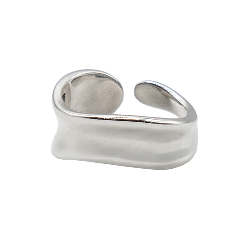 Wide Hammer Texture Ring