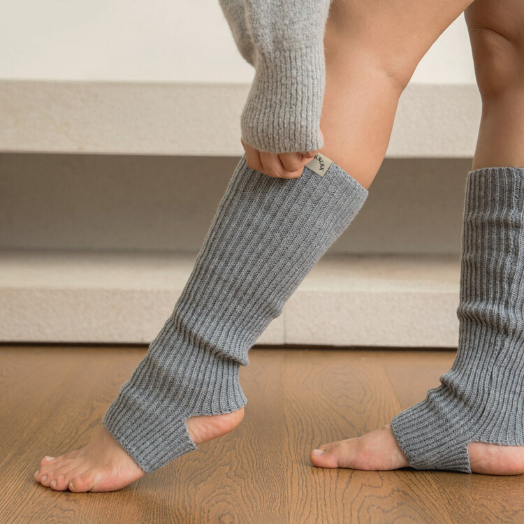 韩际新世界网上免税店-MARUN5-时尚配饰-2WAY KNIT LEG WARMER_浅灰色
