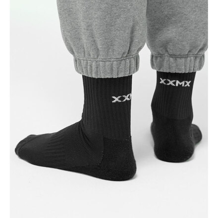 XAUGS03H4 Heat Warm Crew Socks Black