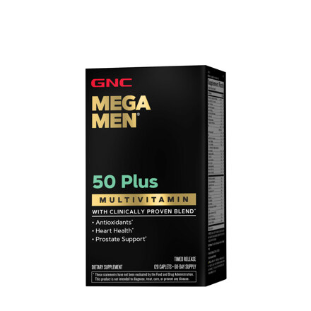 GNC 메가맨 50+ 멀티비타민(120정)