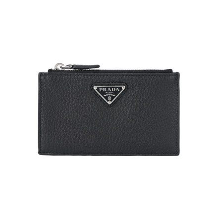 ZIPPER LEATHER CARD HOLDER