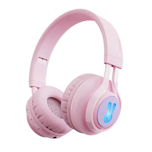 신세계인터넷면세점-디알고-earphone_headphone-LED 블루투스 키즈 헤드폰(핑크)