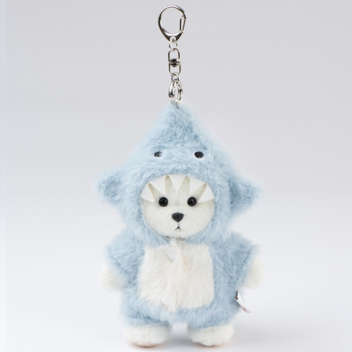 상어 키링 화이트 _Shark Keyring white