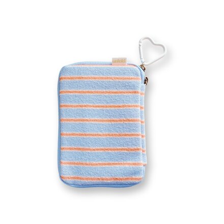 UNFOLD TERRY TRAVEL WALLET 护照夹 BLUE PEACH