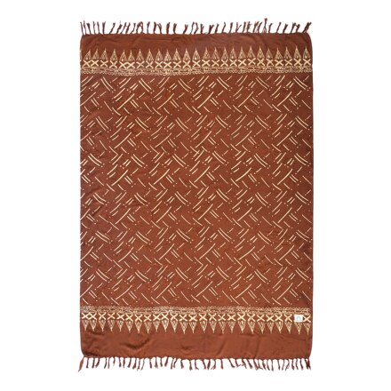 [Sarong] Roof Tile - Brown