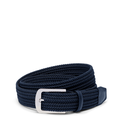 TUMI BELTS 투미 벨트 라운드 우븐 벨트 35mm 36 네이비