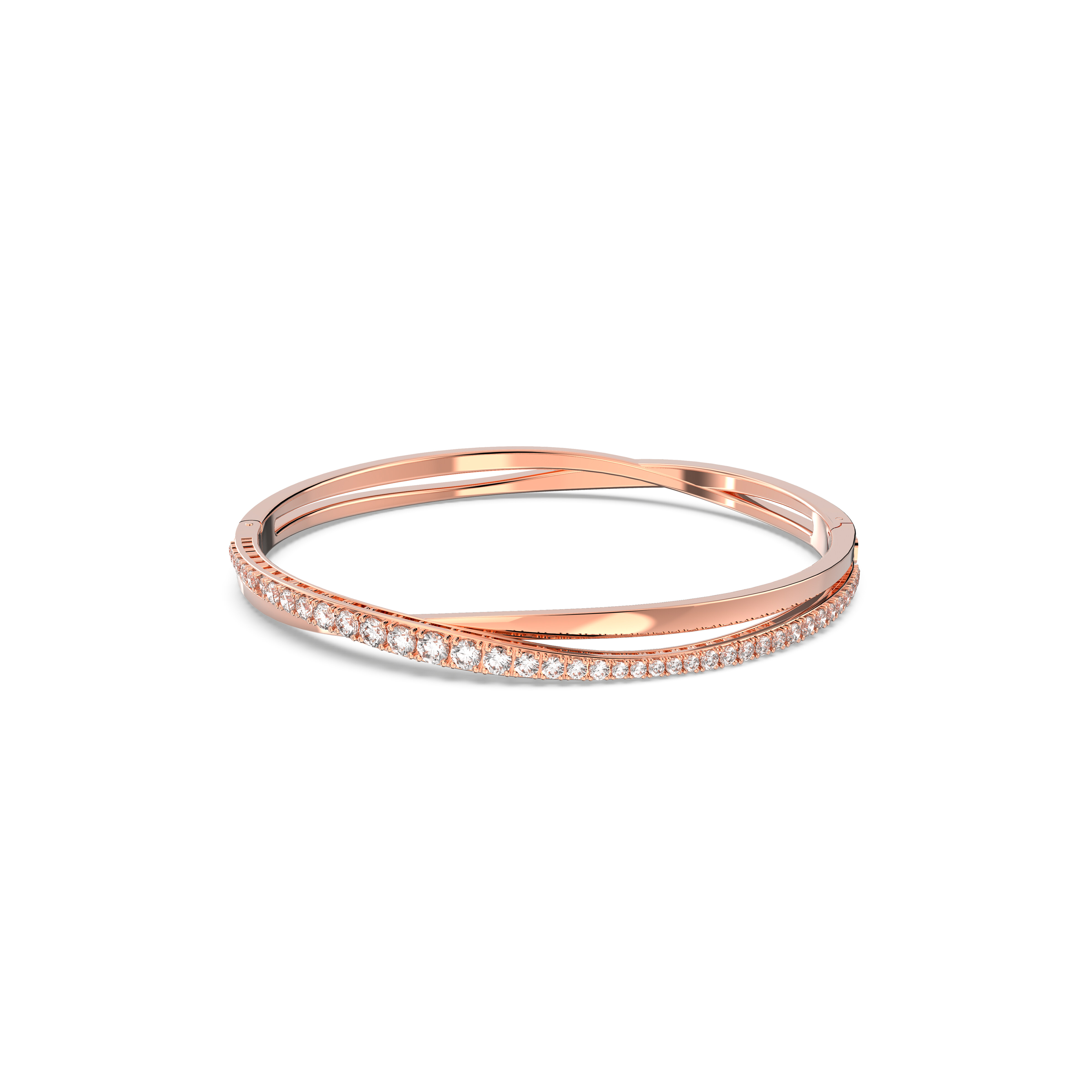 TWIST:BANGLE WHITE/ROS 手链