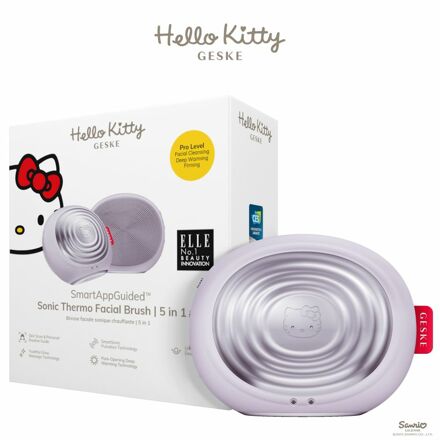 HELLO KITTY Thermo Facial Brush 5 in 1_紫色