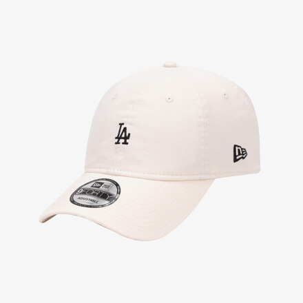 940 MLB Washed Mini Logo LA Dodgers Unstructured Ball Cap Cream 棒球帽