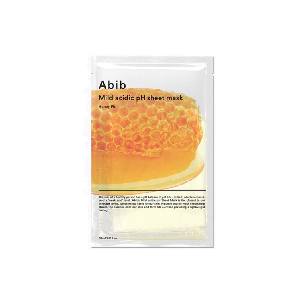 Mild acidic Ph sheet mask Honey Fit_10EA 面膜