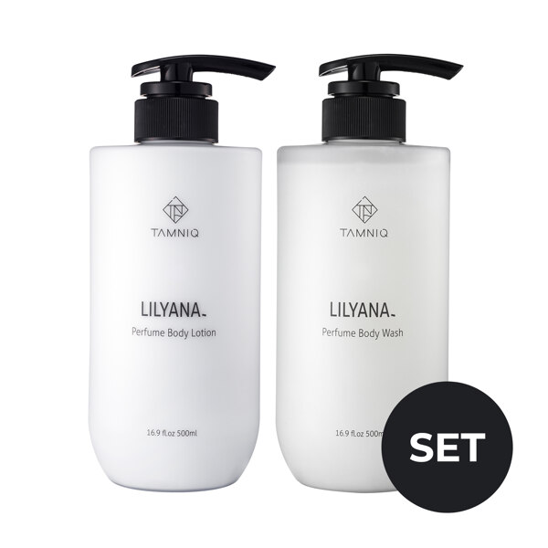 신세계인터넷면세점-탐니크-BodyCare-퍼퓸 고보습 바디로션 & 워시 세트 (릴리아나)
