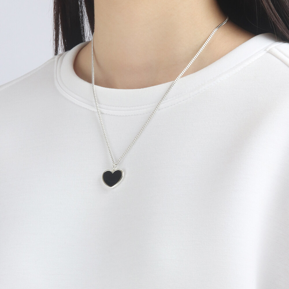 BLACK LOVE NEC SILVER925 DOODLE 项链- NONENON - 手表/首饰