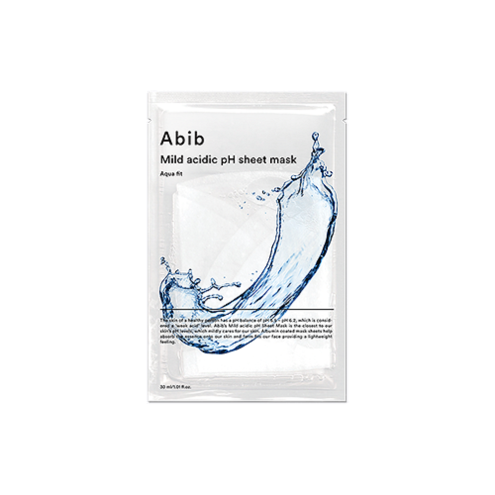 Mild acidic Ph sheet mask Aqua Fit_10EA 面膜