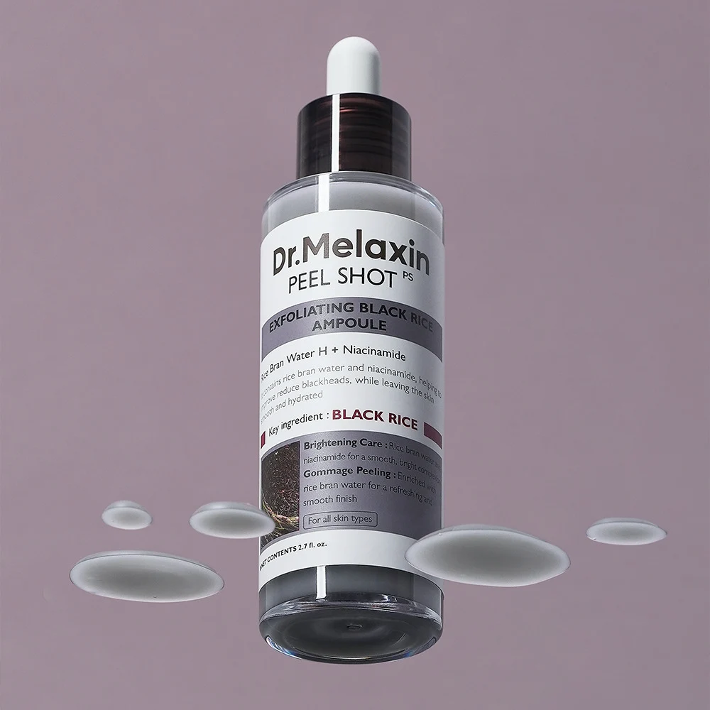 신세계인터넷면세점-닥터멜락신-FacialCare-필 샷 각질 케어 흑미 앰플 80ml