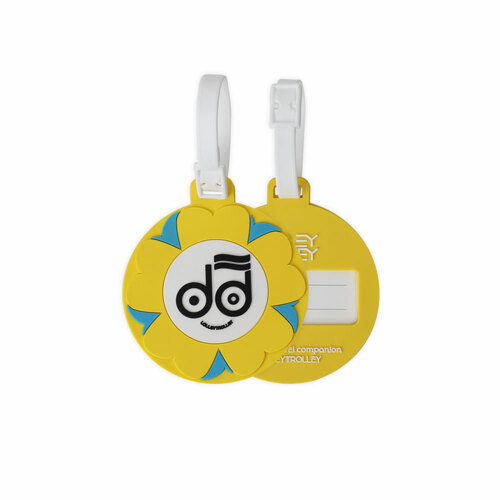 韩际新世界网上免税店-LOLLEY TROLLEY-时尚配饰-Lollytrolley Luggage tag Yellow