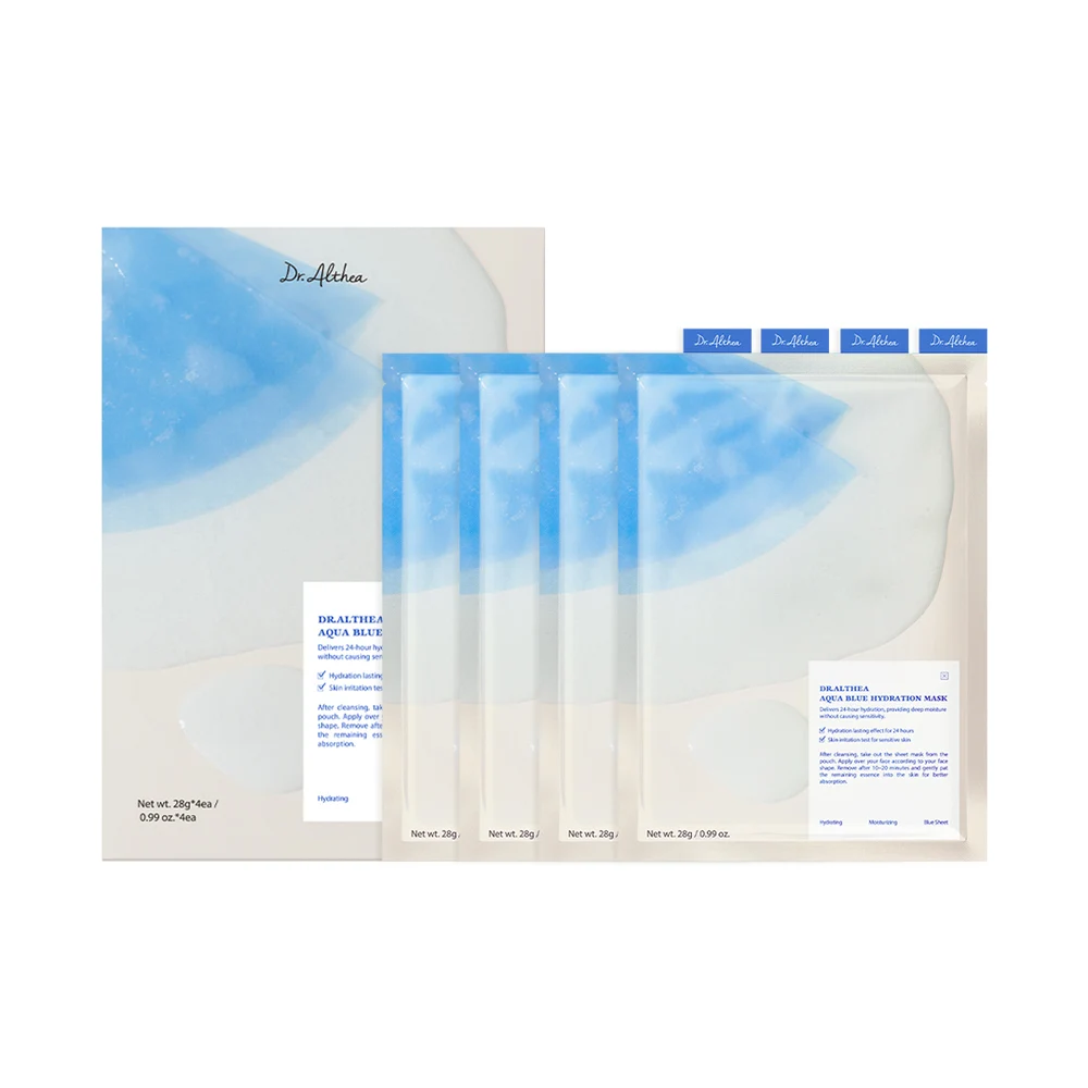 신세계인터넷면세점-닥터엘시아-FaceMasksTreatments-아쿠아 블루 하이드레이션 마스크 4ea