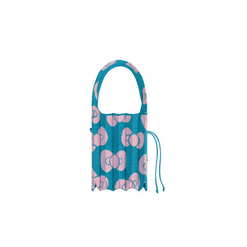 Lucky Pleats Knit S Leopard Hello Kitty Lollipop Blue