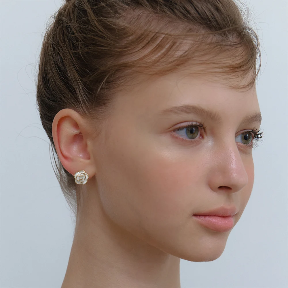 신세계인터넷면세점-오블라-earring-epoxy flower earring JE068_white