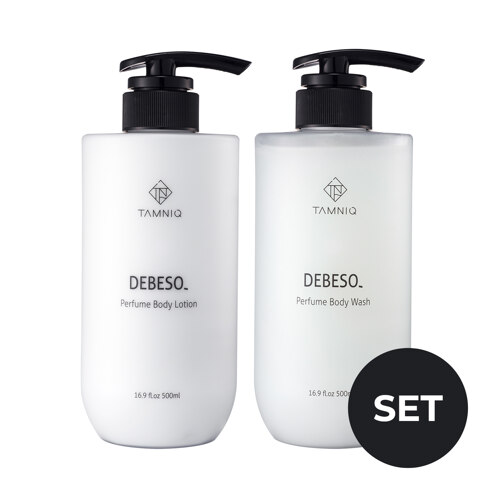 Perfume Body Lotion & Wash 500ml Set Debeso