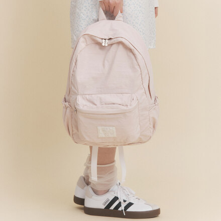 elin heart nylon backpack_pink