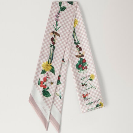 River Side Floral Skinny Scarf