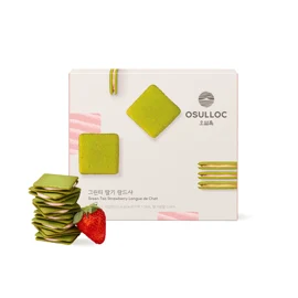 Green Tea Strawberry Langue de Chat 90g (9g x 10pcs)