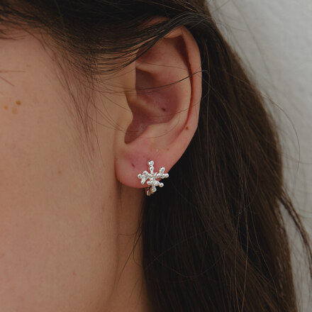 Coral earring