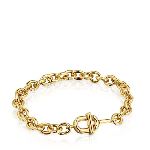 TOUS MANIFESTO bracelet with 18K gold plating