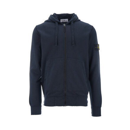 COTTON REGULAR-FIT ZIP-UP HOODED SWEATSHIRT WITH POCKETS..