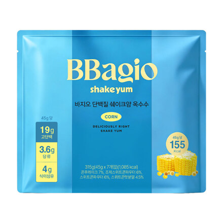 BBagio 蛋白奶昔 玉米味 7条装
